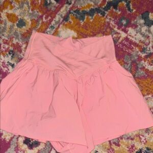 Aerie High Waist Pink Shorts